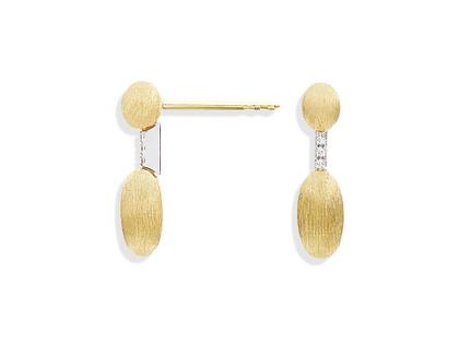 Nanis Dancing in the Rain Elite Ohrhänger Gelb- und Weißgold 0,02 ct – Ohrschmuck Ohrhänger aus 750 Gelbgold, 750 Weißgold und und . – Ansicht 2