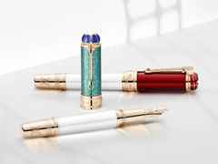 Montblanc 2022 Patron of Art: Limitierte Edition Homage to Victoria Füllfederhalter 4810 – Schreibgeräte Füllfederhalter in grün und vergoldet. – Ansicht 5
