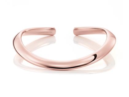 IsabelleFa Flix.Flex Halsreif oval Rouge Royal 11mm – Halsschmuck Halsreif aus 750 Rotgold.