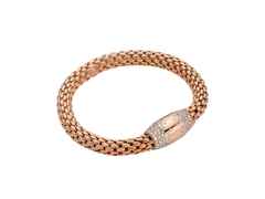 Fope Love Nest Flex'It Armband Roségold 1 Schmuckelement Brillanten 2,35ct M flexibel – Armschmuck Armband aus 750 Rotgold.