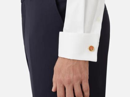 Montblanc The Origin Collection Manschettenknöpfe Edelstahl korall – Weitere Accessoires Manschettenknöpfe in gelbgold und aus Edelstahl und vergoldet. – Ansicht 4