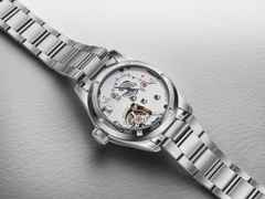 Oris Big Crown Pointer Date Calibre 473 Handaufzug Edelstahl 38mm blaues Zifferblatt Metallband – Herrenuhren Uhr mit Datum aus Edelstahl. Das Gehäuse ist rund und silber. Das Edelstahlarmband ist silber. Das Zifferblatt ist arabisch und blau. – Ansicht 3