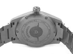 Longines Spirit Automatik Edelstahl 40mm schwarzes Zifferblatt Metallband L38104536 Full Set mit Garantie Occasion – Herrenuhren Uhr mit Datum aus Edelstahl. Das Gehäuse ist rund und silber. Das Edelstahlarmband ist silber. Das Zifferblatt ist arabisch Index und schwarz. – Ansicht 2