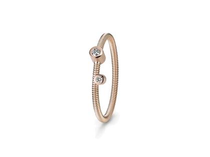 Niessing Artist  Ring mit 2 Brillanten Rosewood – Ringe Ring mit Besatz aus 750 Weißgold.
