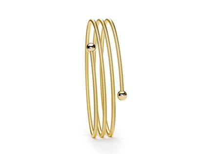 Niessing Colette C Embrace Armreif 3-fach Classic Yellow – Armschmuck Armreif aus 750 Gelbgold.