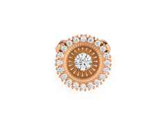Jörg Heinz Wechselschließe Swing Boho Roségold mit Brillanten 1,40ct – Anhänger Collier Schließe in roségold und aus 750 Gelbgold.