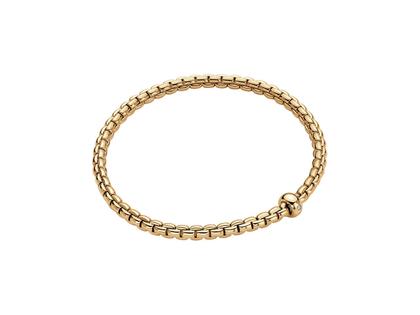 Fope Eka  Tiny Flex'It Armband Gelbgold mit 1 Brillant – Armschmuck Armband aus 750 Gelbgold.