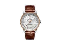 Breitling Navitimer 1 Automatic 35 weißes Perlmutt-Zifferblatt 