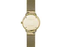 Sternglas Naos XS Quarz Edelstahl PVD-Gelbgold 33mm weißes Zifferblatt Metallband – Damenuhren Uhr mit Datum aus Edelstahl und PVD beschichtet. Das Gehäuse ist rund und gelbgold. Das Edelstahlarmband ist gelbgold. Das Zifferblatt ist arabisch Index und weiß. – Ansicht 4