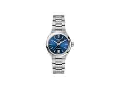 TAG Heuer Carrera Date Automatik Edelstahl 29mm blaues Zifferblatt Metallband – Damenuhren Uhr mit Datum aus Edelstahl. Das Gehäuse ist rund und silber. Das Edelstahlarmband ist silber. Das Zifferblatt ist ein Index in blau.