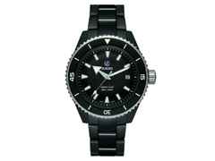 Rado Captain Cook  Diver Keramik schwarz Keramikband – Herrenuhren Uhr mit Datum aus Keramik. Das Gehäuse ist rund und schwarz. Das Keramikarmband ist schwarz. Das Zifferblatt ist ein Index in schwarz.