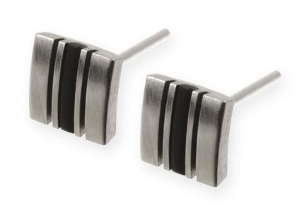 Ernstes Design Set 10 E161 Ohrstecker – Ohrschmuck Ohrstecker aus Edelstahl, Kautschuk und und .