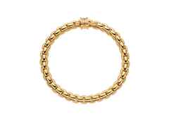 Fope Eka Flex'It  Armband  mittel Gelbgold 1 Ronde mit Brillant 0,02ct M flexibel – Armschmuck Armband aus 750 Gelbgold. – Ansicht 3