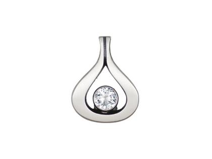 Nordform Design 10 Anhänger – Anhänger Anhänger mit Besatz aus 925 Silber.