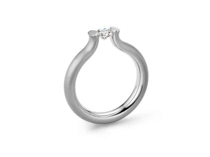 Niessing Spannring Heaven 3,3mm Platin 0,25ct TW vsi – Ringe Ring mit Besatz aus 950 Platin.