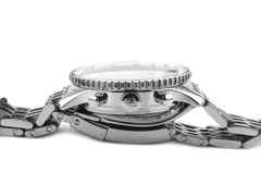 Breitling Navitimer B01 Chronograph 43 Automatik Edelstahl schwarzes Zifferblatt Metallband AB0121211B1A1 Full Set mit Garantie Occasion – Herrenuhren Chronograph aus Edelstahl. Das Gehäuse ist rund und silber. Das Edelstahlarmband ist silber. Das Zifferblatt ist ein Index in schwarz. – Ansicht 3