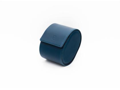 Paul Design Reiseetui Leder Marineblau für eine Uhr – Uhrenetui Sonstige Accessoires in blau und aus Leder.