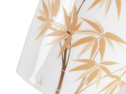 Meissen Cosmopolitan "Golden Bamboo" Vase Porzellan mit Golddekor 18cm – Porzellanwaren Tafelporzellan in weiß und aus Porzellan. – Ansicht 3