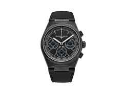 Frederique Constant X Bamford Watch Department Highlife Chronograph Automatik Titan 41mm schwarzes Zifferblatt schwarzes Kautschukband limitiert – Herrenuhren Chronograph aus Edelstahl, Kautschuk, PVD beschichtet und Titan. Das Gehäuse ist rund und schwarz. Das Kautschuk / Kunststoff / Silikon Armband ist schwarz. Das Zifferblatt ist ein Index in schwarz.