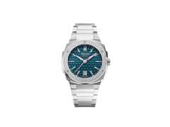 Alpina Alpiner Extreme Quartz Edelstahl 34mm blaues Zifferblatt Metallband – Damenuhren Uhr mit Datum aus Edelstahl. Das Gehäuse ist rund und silber. Das Edelstahlarmband ist silber. Das Zifferblatt ist ein Index in blau.