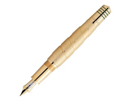 Montblanc Limited Edition Great Characters Muhammad Ali 1942 Füllfederhalter – Schreibgeräte Füllfederhalter aus 750 Gelbgold, Metall und und vergoldet. – Ansicht 2