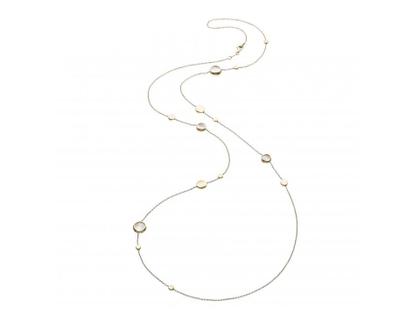 Chimento Armillas Glow Caleido Collier Gelbgold 90cm mit Perlmutt – Halsschmuck Collier in gelbgold und aus 750 Gelbgold.