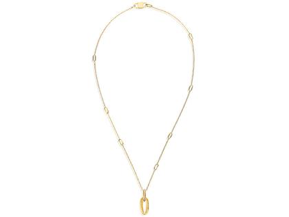Nanis Libera Kette mit Anhänger Gelbgold klein – Halsschmuck Collier aus 750 Gelbgold. – Ansicht 2