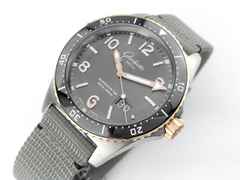 Glashütte Original SeaQ Panoramadatum Automatik Edelstahl und Rotgold 43mm Textilband 1-36-13-04-91-34 Full Set Occasion – Herrenuhren Uhr mit Datum aus 750 Rotgold, Edelstahl und Keramik. Das Gehäuse ist rund und silber-rotgold. Das Textilarmband ist grau. Das Zifferblatt ist arabisch Index und grau. – Ansicht 4