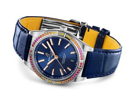 Breitling Chronomat Automatic South Sea blaues Zifferblatt Lünette 