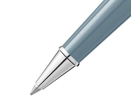 Montblanc Meisterstück X Olympic Heritage Chamonix 1924 Doué Classique Rollerball Edelharz platinumbeschichtet – Schreibgeräte Rollerball in grau und aus Edelharz, Metall und platiniert. – Ansicht 3