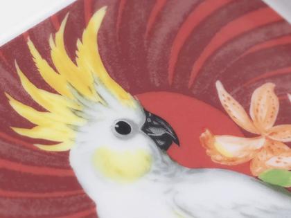 Meissen Vide-Poche Collection "Pink Cockatoo" groß – Porzellanwaren Porzellandekoration in weiß und aus Porzellan. – Ansicht 2