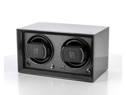 Paul Design Gentlemen  2 Uhrenbeweger Holz Carbon – Uhrenbeweger Uhrenbeweger für 2 Uhren aus Holz, Carbon und und .
