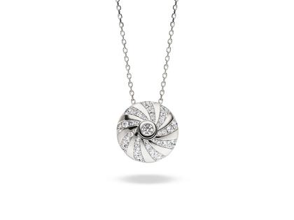 Schaffrath 360° - Three Sixty Kette mit Anhänger Weißgold mit Brillanten 0,800ct – Anhänger Anhänger mit Besatz aus 750 Weißgold.