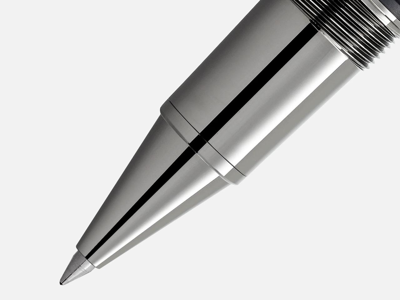 Montblanc Writers Edition                  2022:  Limited Edition Gebrüder Grimm Rollerball – Schreibgeräte Rollerball in schwarz und aus Edelharz und Ruthenium. – Ansicht 2