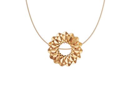 Niessing Phoenix Anhänger Fine Rose 36mm – Anhänger Anhänger ohne Besatz in roségold und aus 750 Rotgold.
