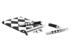 Montblanc Great Characters Homage to Queen Limited Edition 1975  Rollerball Harlekin – Schreibgeräte Rollerball aus Edellack. – Ansicht 4