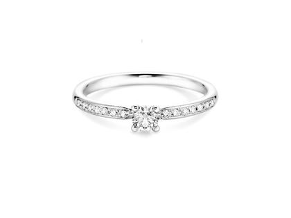 N1 Diamonds Ring Weißgold mit Brillanten 0,250ct – Ringe Ring mit Besatz aus 585 Weißgold.