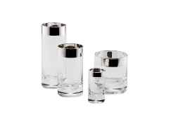 Sonja Quandt Schnapsglas "Paris" mit Silberrand 7cm – Silberwaren Silber Glas aus 925 Silber. – Ansicht 2