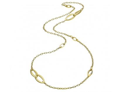 Chimento Link Sensi Collier Gelbgold 90,0cm mit Brillanten 0,110ct – Halsschmuck Collier in gelbgold und aus 750 Gelbgold.