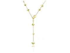 Chimento Armillas Pyramis Collier Gelbgold mit Brillant 0,010ct – Halsschmuck Collier aus 750 Gelbgold.