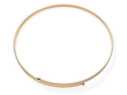 Niessing Colette C Embrace Collier 3-fach Fine Rose 125mm – Halsschmuck Collier aus 750 Gelbgold.