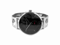 Nomos Glashütte Autobahn neomatik Director's Cut Limited Edition A9 Automatik Edelstahl 41mm schwarzes Zifferblatt Metallband 1301.S3 Full Set Occasion Neu – Herrenuhren Uhr mit Datum aus Edelstahl. Das Gehäuse ist rund und silber. Das Edelstahlarmband ist silber. Das Zifferblatt ist arabisch Index und schwarz.