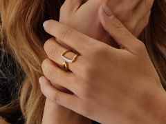 Nanis Libera Ring Gelbgold mit Brillanten – Ringe Ring mit Besatz aus 750 Gelbgold. – Ansicht 3