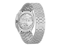 Gucci 25H Automatik Edelstahl 40mm graues Zifferblatt Metallband YA163302 – Herrenuhren Uhr ohne Datum aus Edelstahl. Das Gehäuse ist rund und silber. Das Edelstahlarmband ist silber. Das Zifferblatt ist ein Index in grau. – Ansicht 2