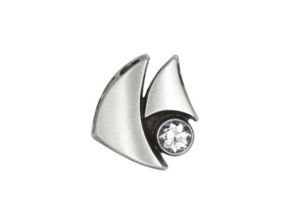 Nordform Design 05 Anhänger mit Bergkristall – Anhänger Anhänger mit Besatz aus 925 Silber.