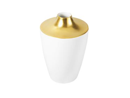 Meissen Vase Cosmopolitan Groß 18 cm Gold – Porzellanwaren Porzellanvase in gelbgold und aus Porzellan und vergoldet.