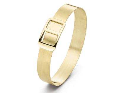 IsabelleFa Tension Armreif Gelbgold 10mm – Armschmuck Armreif aus 750 Gelbgold.