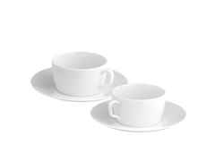 Meissen Cappuccinotassen Set "Cosmopolitan" – Porzellanwaren Tafelporzellan in weiß und aus Porzellan. – Ansicht 2