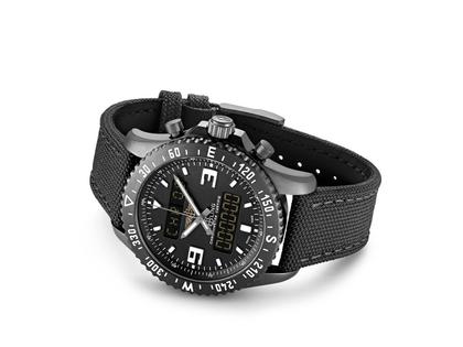 Breitling Chronospace Military Edelstahl schwarz Textilband kaufen
