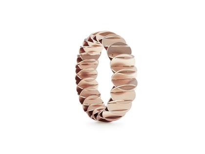 Niessing Phoenix Ring Rosewood 7,2mm – Ringe Ring in beige und aus 750 Weißgold.